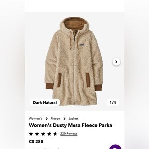 Patagonia fleece parka